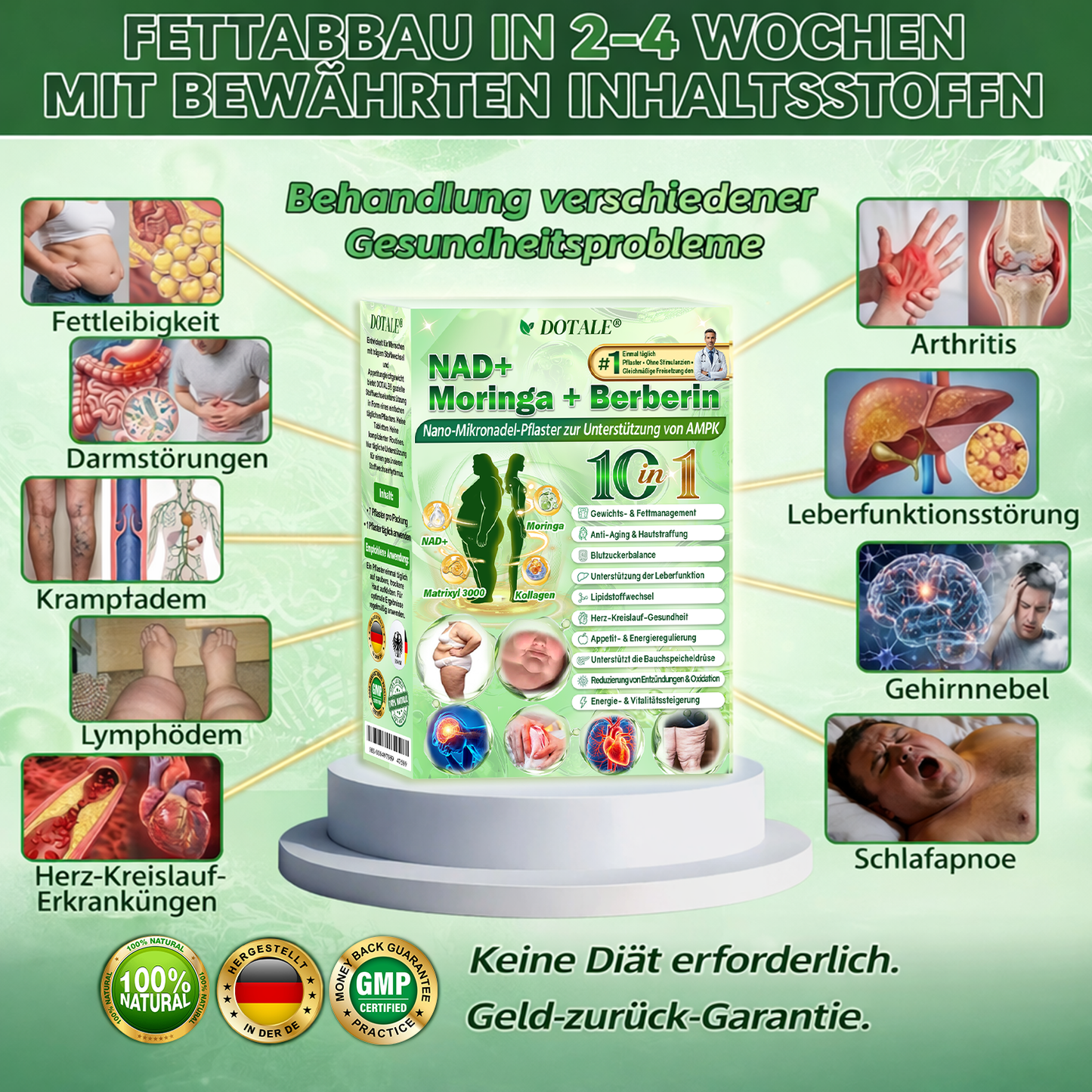 🇩🇪 𝑫𝑶𝑻𝑨𝑳𝑬® 𝑵𝒂𝒏𝒐 𝑴𝒊𝒄𝒓𝒐𝒏𝒆𝒆𝒅𝒍𝒆 𝑷𝒂𝒕𝒄𝒉 (𝑵𝒖𝒓 𝒆𝒊𝒏𝒎𝒂𝒍 𝒕ä𝒈𝒍𝒊𝒄𝒉 — 𝒔𝒊𝒄𝒉𝒕𝒃𝒂𝒓𝒆 𝑽𝒆𝒓ä𝒏𝒅𝒆𝒓𝒖𝒏𝒈𝒆𝒏 𝒊𝒏 7 𝑻𝒂𝒈𝒆𝒏) 𝑭𝒐𝒓𝒎𝒆𝒍 ✅ 𝑼𝒏𝒕𝒆𝒓𝒔𝒕ü𝒕𝒛𝒕 𝑺𝒕𝒐𝒇𝒇𝒘𝒆𝒄𝒉𝒔𝒆𝒍, 𝑮𝒆𝒘𝒊𝒄𝒉𝒕𝒔𝒎𝒂𝒏𝒂𝒈𝒆𝒎𝒆𝒏𝒕, 𝑯𝒆𝒓𝒛𝒈𝒆𝒔𝒖𝒏𝒅𝒉𝒆𝒊𝒕 𝒔𝒐𝒘𝒊𝒆 𝒃𝒆𝒊 𝑭𝒆𝒕𝒕𝒍𝒆𝒊𝒃𝒊𝒈𝒌𝒆𝒊𝒕, 𝒆𝒓𝒔𝒄𝒉𝒍𝒂𝒇𝒇𝒕𝒆𝒓 𝑯𝒂𝒖𝒕, 𝑫𝒊𝒂𝒃𝒆𝒕𝒆𝒔, 𝑺𝒄𝒉𝒍𝒂𝒇𝒂𝒑𝒏𝒐𝒆 𝒖𝒏𝒅 𝑮𝒆𝒍𝒆𝒏𝒌𝒑𝒓𝒐𝒃𝒍𝒆𝒎𝒆𝒏.