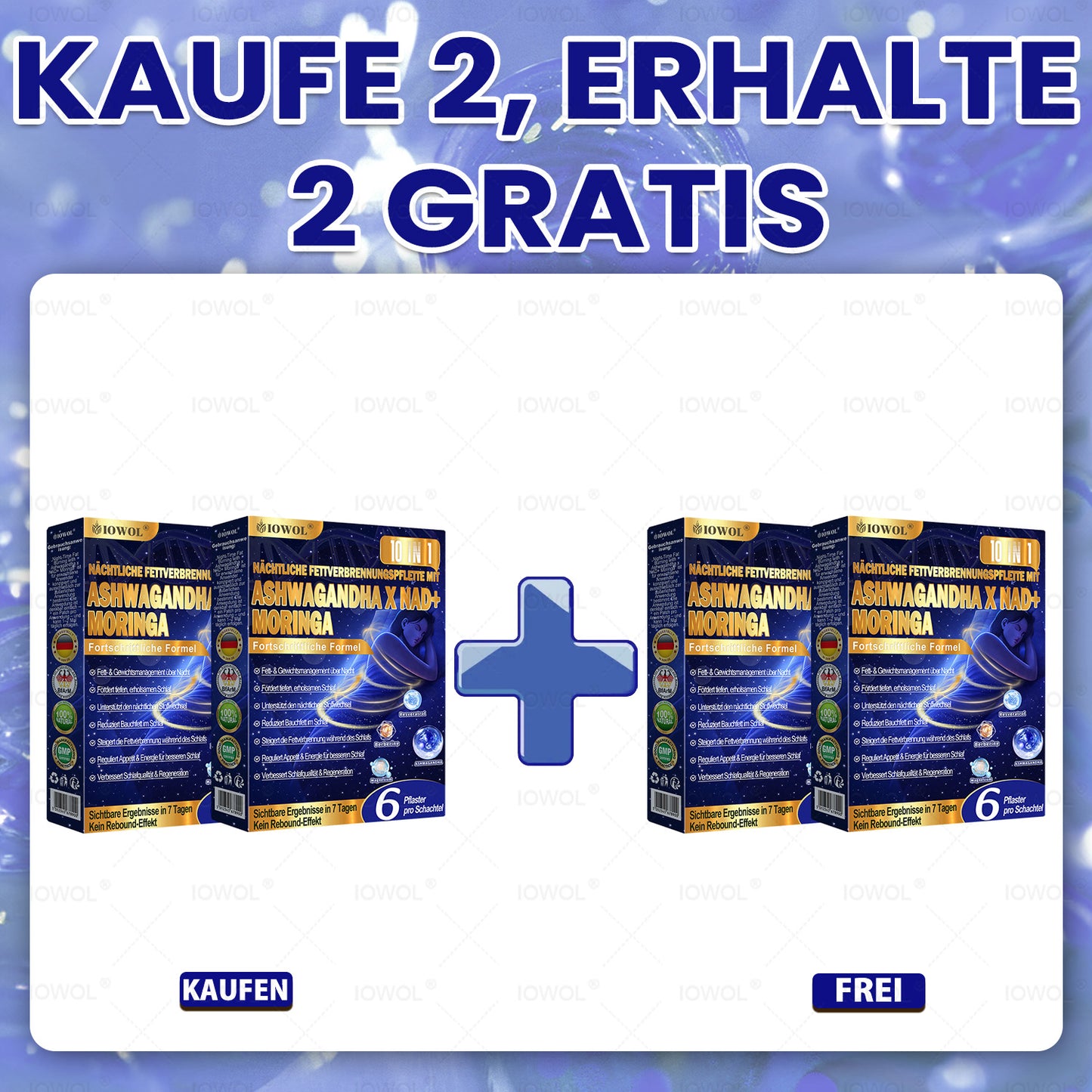 IOWOL® Nacht-Fettverbrennungspatches! Keine Pillen, kein Abfall, kein Aufwand – 100 % Ergebnisse.